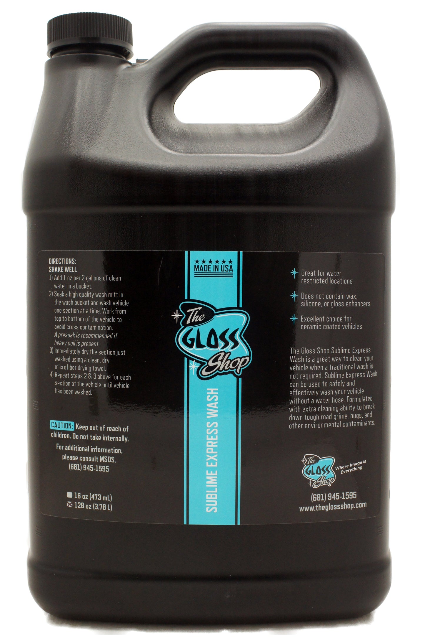 The Gloss Shop Sublime Express Wash | 1 Gallon