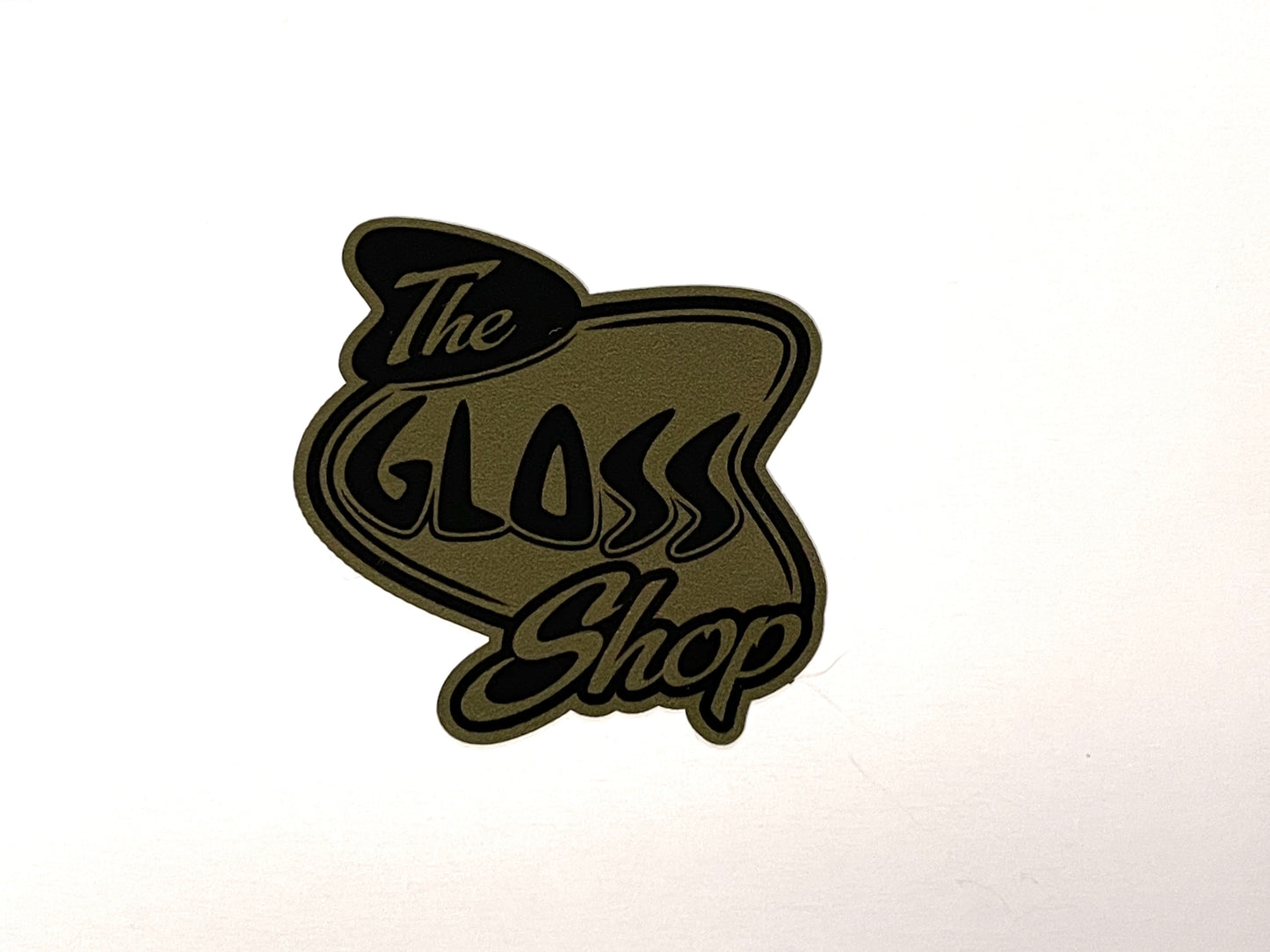 The Gloss Shop Limited Edition OD Green 2" Die Cut Sticker